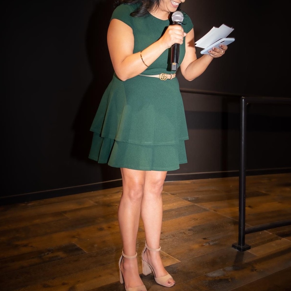 Forrest green dress